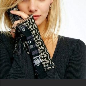 Free People Art School Embroidered Cuff